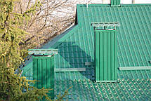 Обустройство кровли частного коттеджа 2