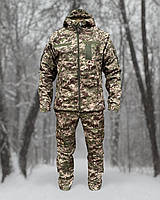 Військова форма софтшелл хижак на флісі