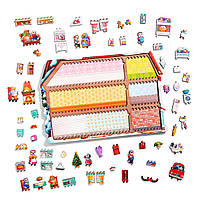 Пазли на кріпленні Котячий будинок фігурний Ubee ПСД248, фото 6