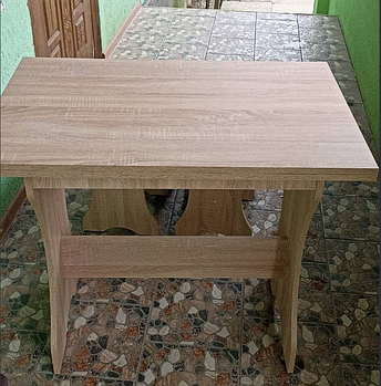 Стіл для кухні - розкладний Ш89хГ59хВ76 см - Дуб самоа