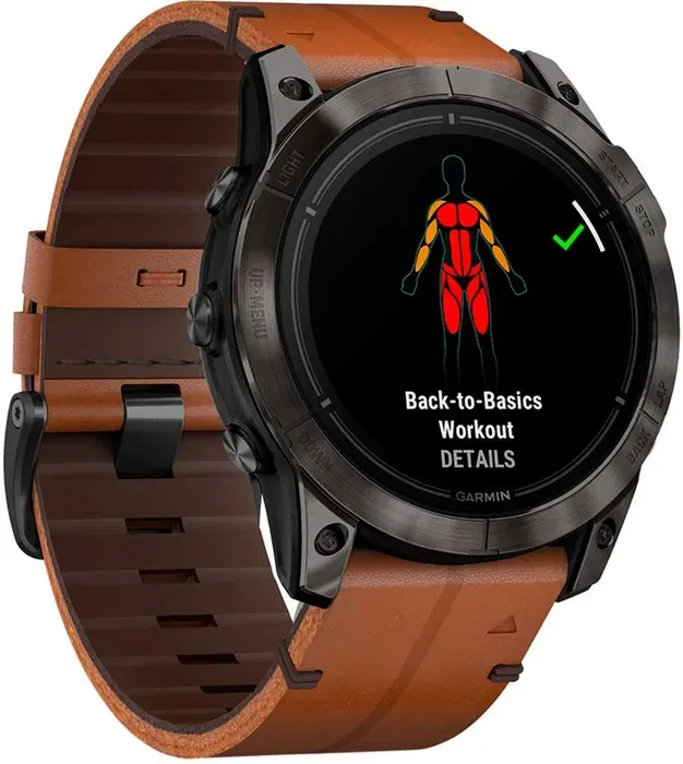 Garmin Epix Pro Gen 2 Sapphire 51mm Carbon G. DLC Tit. with Chestnut L Розумний годинник, фото 1