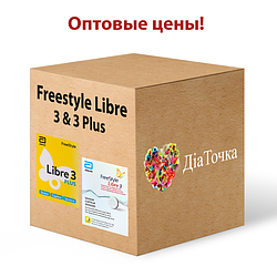 Оптові ціни на сенсори Freestyle Libre 3 і 3 Plus (Фрістайл Лібре 3 і 3 Плюс)