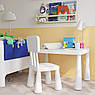 Дитячий стіл IKEA MAMMUT 50365177 Білий, фото 4