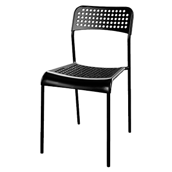 Стілець IKEA ADDE (ІКЕА АДДЕ). 90214285. Чорний