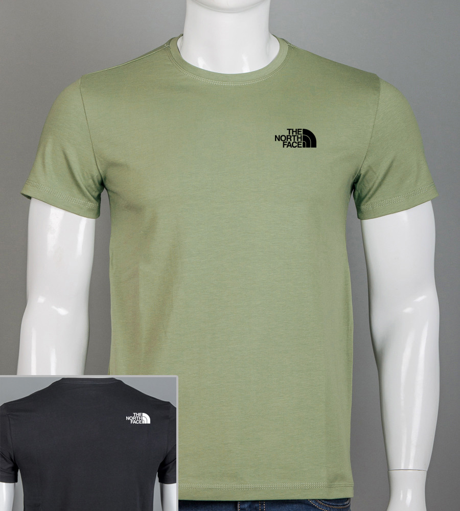 Футболка чоловіча The North Face 2421м (Уп.4шт M-XXL), Світла оливка