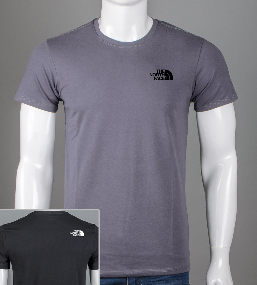 Футболка чоловіча The North Face 2421м (Уп.4шт M-XXL), Сірий