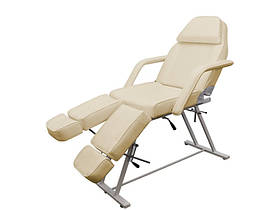 Кушетка косметологічна педикюрна 240 бежевого кольору