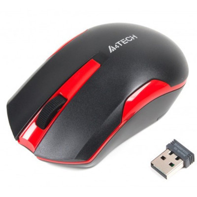 Миша A4Tech G3-200N Black/Red Wireless