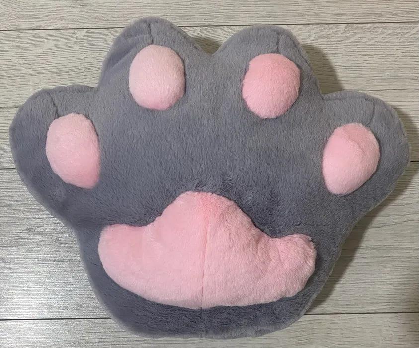 Лапка подушка Таба лапка м'яка плюшева подушка сквіш антистрес дитяча подушка іграшка у формі лапи кота, фото 1