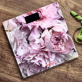 Ваги підлогові (150 кг, 2 шт AAA, SCB-965PEONIES)