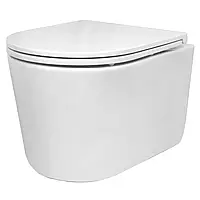 Унітаз підвісний Devit Style 320150 безобідковий Vortex Flush з кришкою soft close