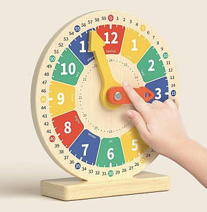 Деревʼяний годинник, освітній годинник