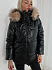 Куртка з еко хутром на капішоні, фото 9
