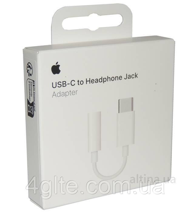 Переходник для наушников Apple USB-C to Headphone Jack Adapter ORIGINAL ...