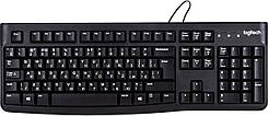 Клавіатура Logitech K120 USB black UKR (920-002643)