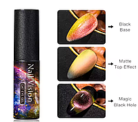 5 мл Гель-лак 9D Lilycute "Котяче око" магнітний для УФ лампи 3D Манікюр LC02 Золото