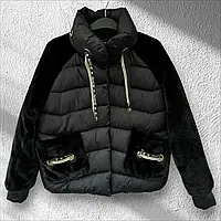 Жіноча тепла зимова куртка, 42,48,52, див.заміри в описі, на фото