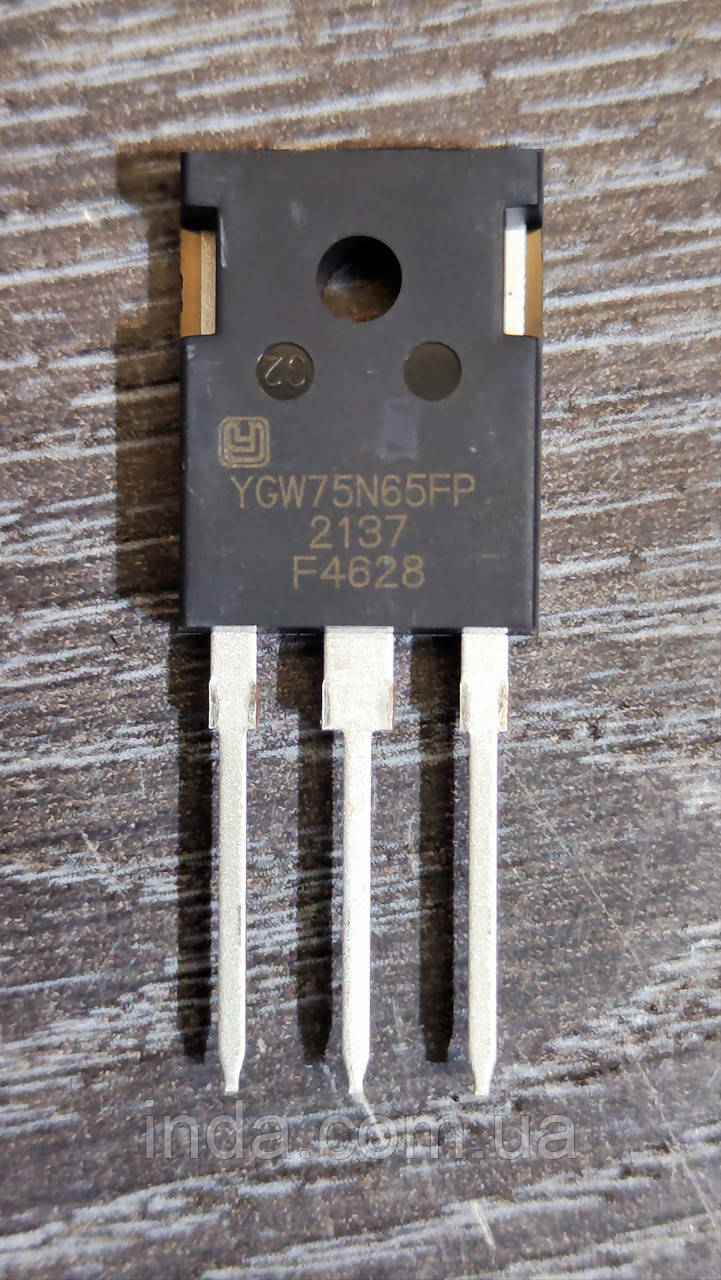 Транзистор YGW75N65FP Оригінал (заміна для YGW75N65F1, KGF75N65KDF) 75A/150A, 650V TO-247