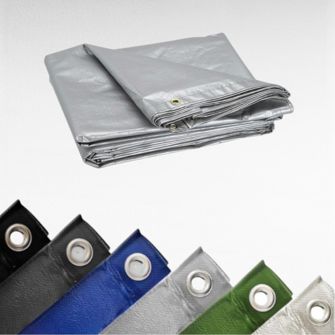 Тент посилений SILVER 120 г/м² 6х8м