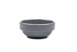 Соусник з меламіну круглий пастельно сірий 40 мл 61×25 мм One Chef NK-607052