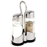 Набір для спецій (2 предмети) неіржавка сталь L 80 мм W 40 мм H 130 мм APS FD-40455