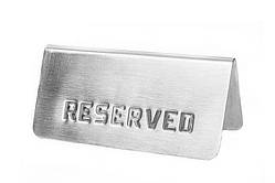 Табличка настільна RESERVED One Chef NK-610103