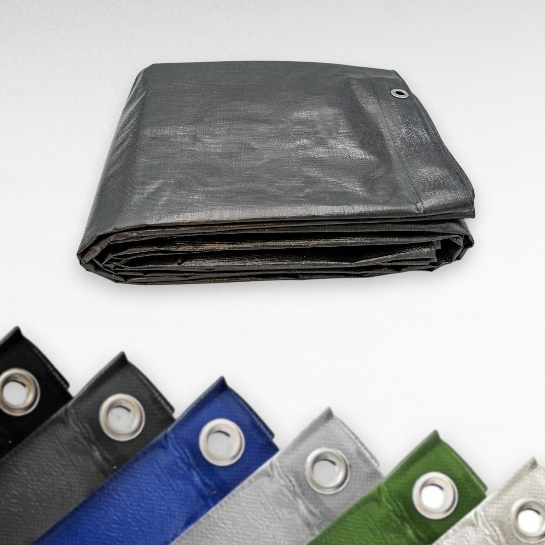 Тент високої міцності GRAY 200 г/м² 6x8м