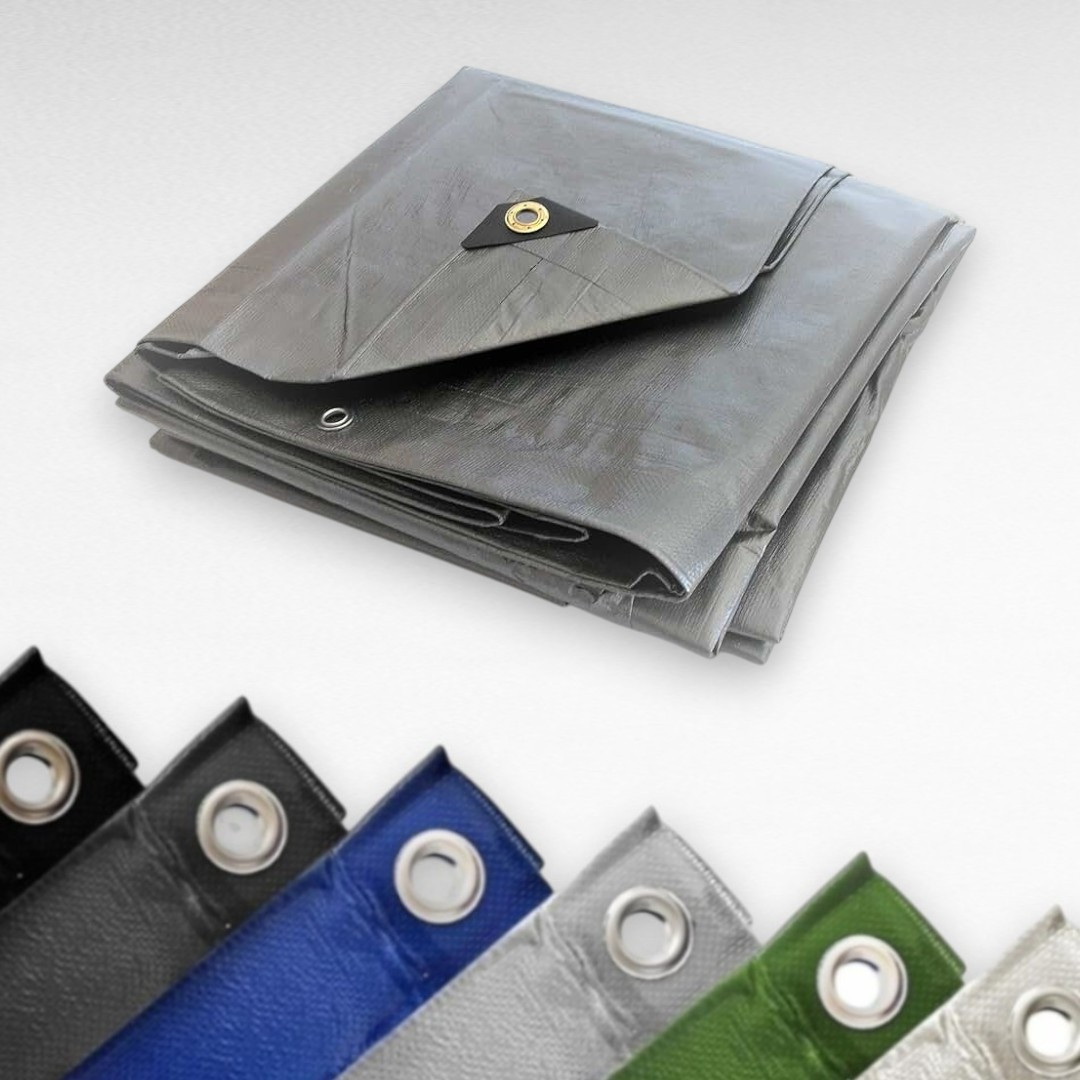 Тент високої міцності GRAY 200 г/м² 12x18м, PLG20012/18