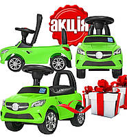 Дитяча машинка каталка-толокар Bambi M 3147C-5 зелений