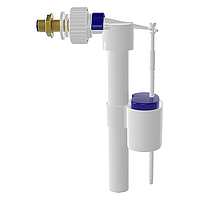 Наповнювальний поплавковий клапан бачка унітазу бічної подачі води 3/8" латунна різьба NOVA 4724N