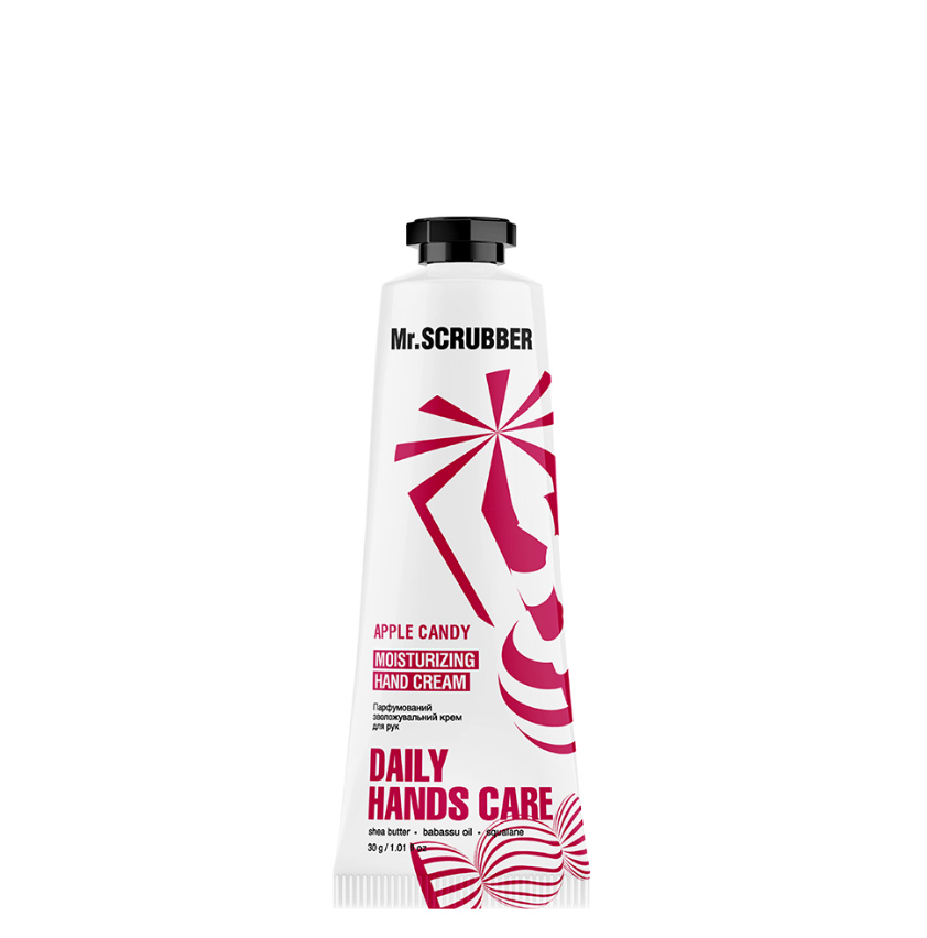 Парфумований зволожувальний крем для рук Mr. Scrubber Moisturizing Hand Cream Apple Candy (30 g)