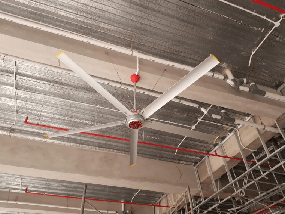 Промисловий стельовий вентилятор HVLS, діаметр 1880 мм, фото 4