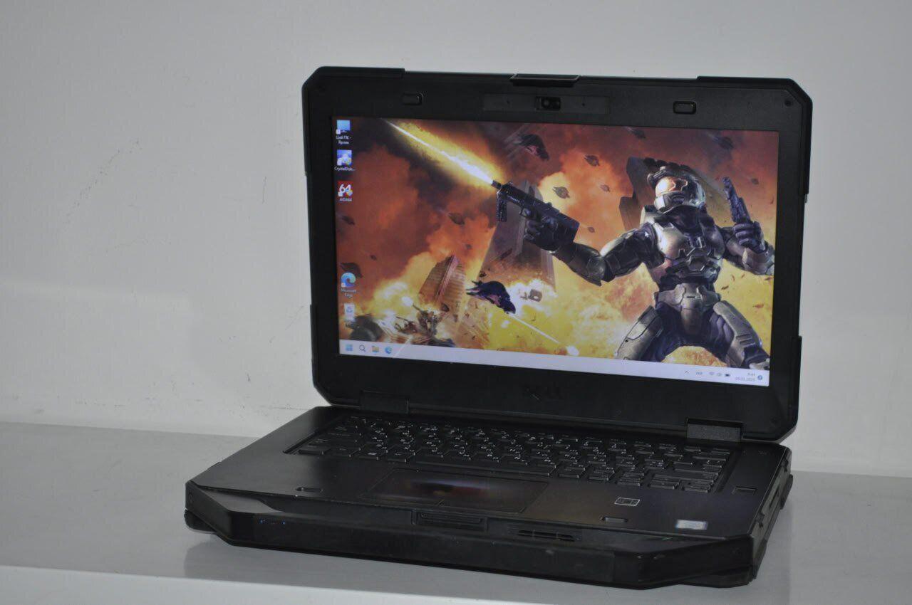 Б/в Захищений ноутбук Б-клас Dell Latitude 5414 Rugged 14" 1366x768| Core i5-6300U| 8 GB RAM| 120 GB SSD| HD 520