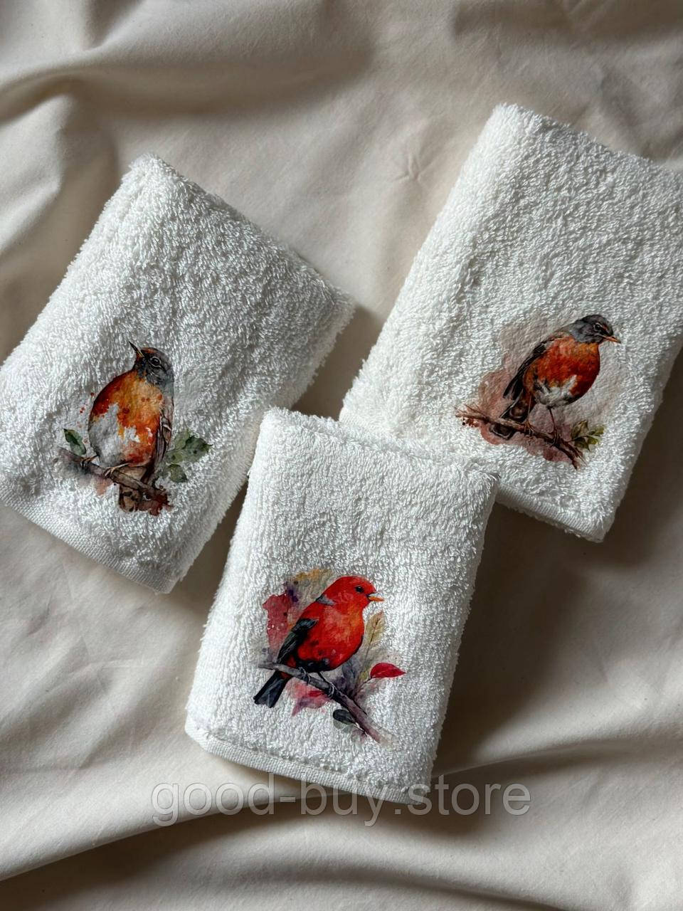 Набір кухонних рушників Merzuka Birds 3шт. 30х50см