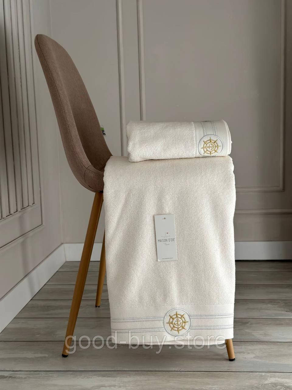 Maison D´or Elegance Marine рушник для обличчя махра кремовий