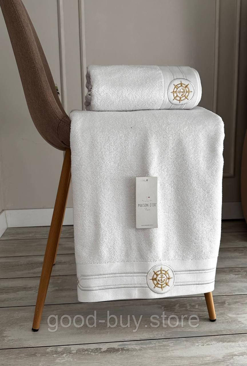 Maison D´or Elegance Marine рушник для обличчя махра білий