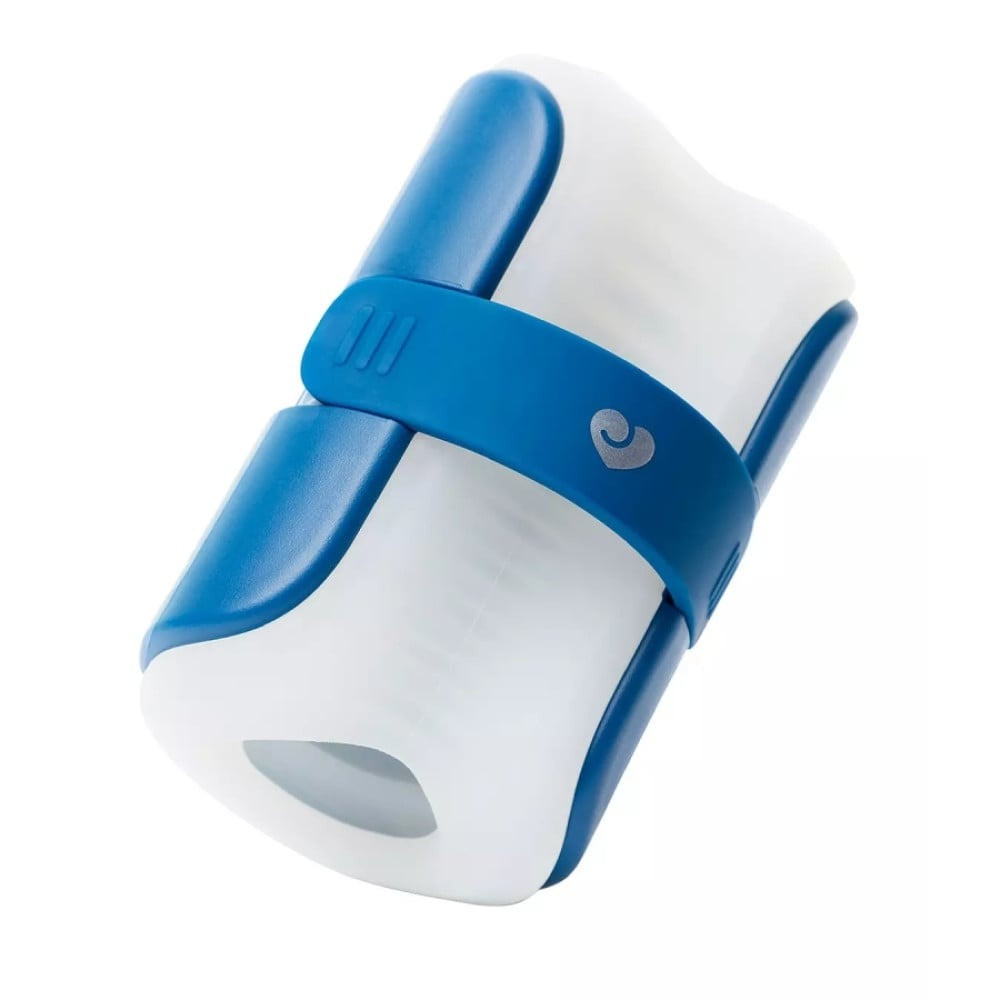 Мастурбатор Lovehoney Mon Ami Adjustable із відкритим каналом, біло-блакитний 18+, фото 1