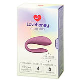 Вібратор для пар Lovehoney Mon Ami, фіолетовий, фото 5