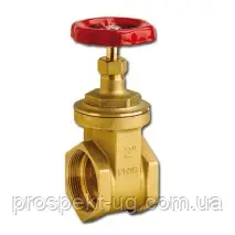 Засувка Ду32 (1 1/4") латунна різьбова В-В