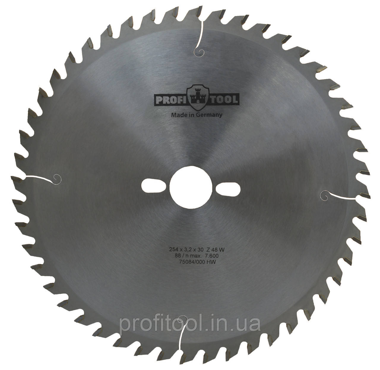 Диск пиляльний PROFITOOL - 254х3,2х2,2х30 мм Z=48, UW (ATB) (2125401)