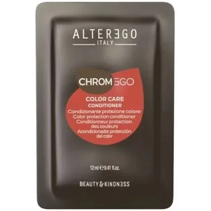 ALTER EGO ITALY CHROMEGO Color Care Кондиціонер для захисту коліра фарбованого та освітленого волосся (саше), 12 мл