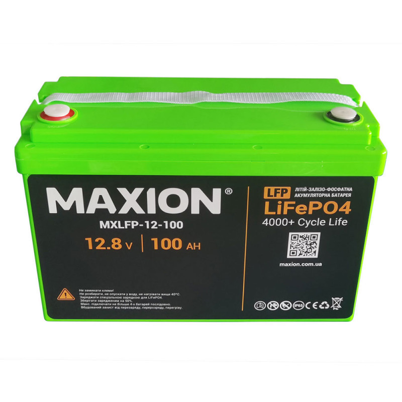 Акумулятор промисловий 12V100Ah MXLFP-12-100LiFePO4 MAXION