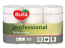 Папір туалетний двошаровий Ruta Professional 6 рулонів/упаковка