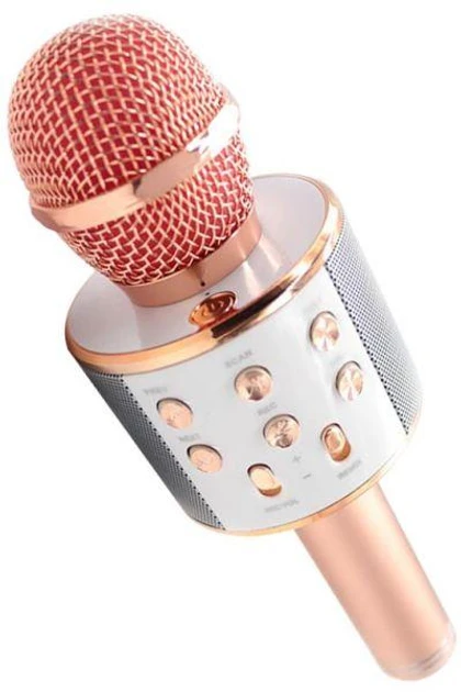 Мікрофон Wster WS 858 портативний караоке з динаміком, фото 1