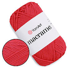 YarnArt Macrame, Червоний №163, поліестеровий шнур 2,5мм