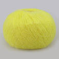 Gazzal Super Kid Mohair, Лимонний №64431, пряжа для павутинки з мохера, фото 3