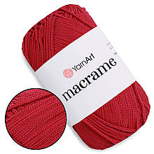 YarnArt Macrame, Бордо №143, поліестеровий шнур 2,5 мм