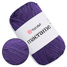 YarnArt Macrame, Баклажан №167, поліестеровий шнур 2,5мм