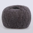 Gazzal Super Kid Mohair, Антрацит №64432, пряжа для павутинки з мохера, фото 3