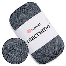 YarnArt Macrame, Сірий №159, поліестеровий шнур 2,5мм